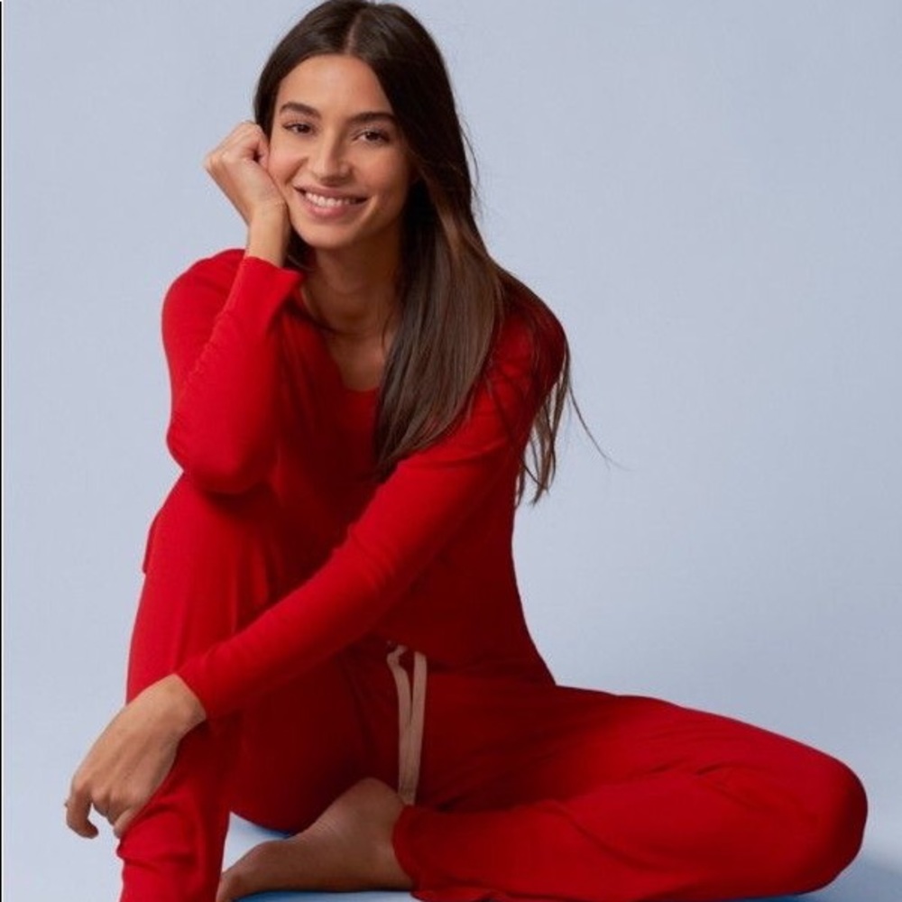 Skarlett Blue Daydream Cropped Shirt & Lounge Pant